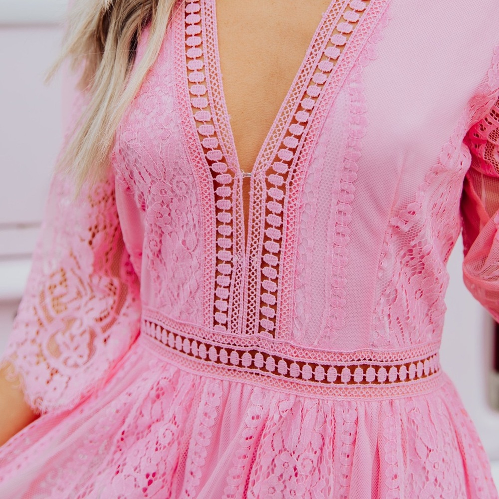 Gorgeous Boho Lace Detailed Dress - Picture 8 of 8
